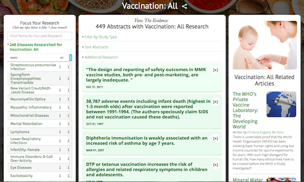 Vaccination Research Dashboard